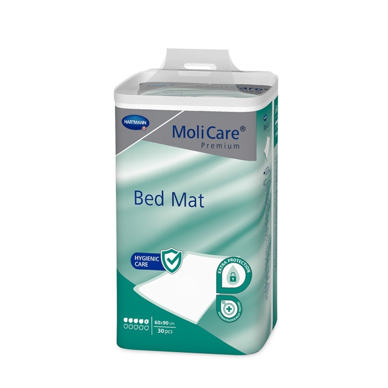 Obrázok MOLICARE Bed Mat Inkontinenčná podložka 5 kvapiek 60 x 90 cm 30 kusov
